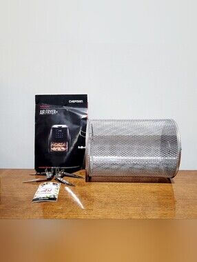 NWOT Chefman Air Fryer Rotisserie Frey Basket Replacement Stainless Steel